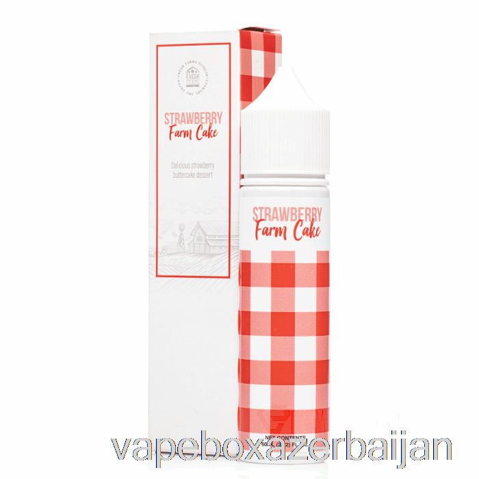 Vape Smoke Strawberry Farm Cake - Fresh Farms - 60mL 3mg